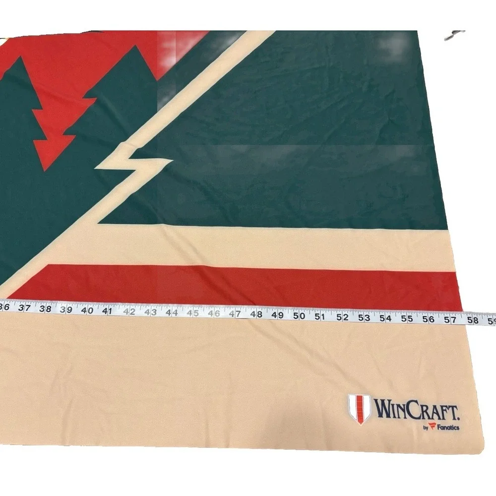 NHL Minnesota Wild Poncho Fan Wearable Blanket Let's Play Hockey WinCraft Rare